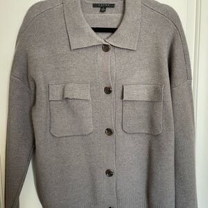 Cyrus Heather Gray Knit Sweater